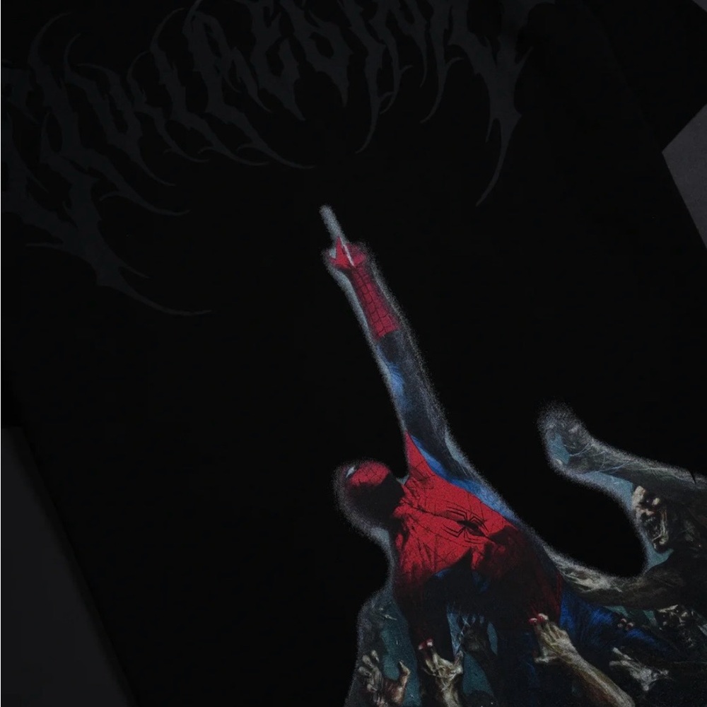CIVIL REGIME X MARVEL ZOMBIES SPIDER-MAN SHIRT